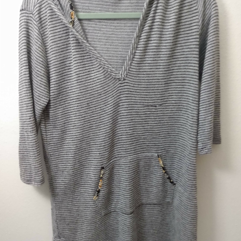 Pullover hoodie with kangaroo pocket